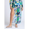 ELOQUII Women's Plus Size Mesh Maxi Skirt Coverup - 3 of 4