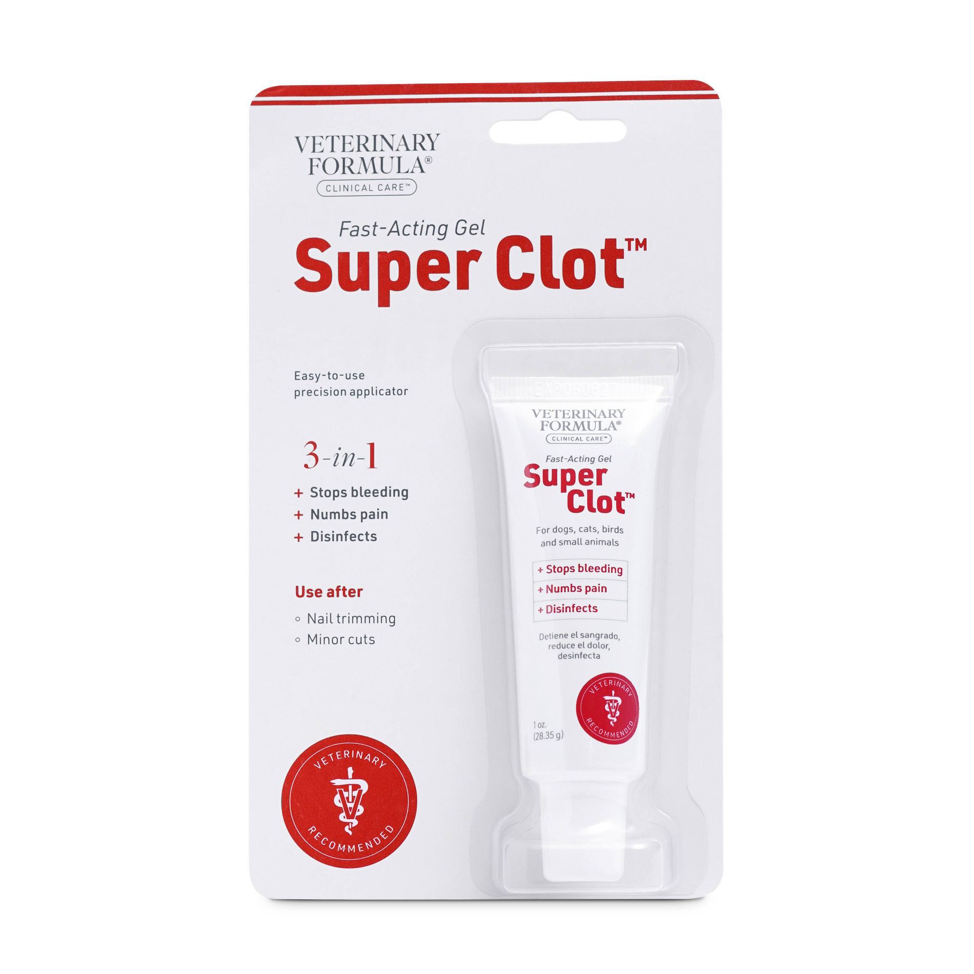 Veterinary Formula Clinical Care Super Clot Pet Gel - 1oz