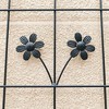 Syemin Patio Decorative Screens, Iron Arch Decoration Garden Trellis, for Outdoor for Climbing Plants Support, Flowerbed, Black, 19.7"*19.7"*86.7" - 3 of 4