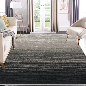 Area Rug Modern Ombre Rug Contemporary Gradient Throw Carpet for Bedroom Solid Accent Rug Non-Shedding Living Room Rug - 1 of 4