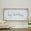 VIP Wood 24 in. White Big Memories Sign - 2 of 4