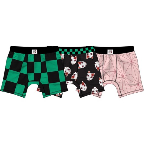 Demon Slayer Character Patterns Men's 3pk Boxer Briefs-medium : Target