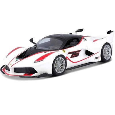 Ferrari Racing Fxx-k #75 White 1/24 Diecast Model Car By Bburago : Target