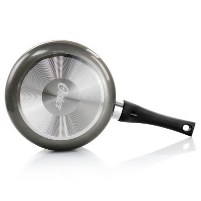 Metallic Grey 2.5 Quart Nonstick Aluminum Saucepan with Lid