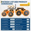 Acekool 66lb 4-in-1 Adjustable Dumbbell Set, Converts to Barbell, Kettlebell & Push Up Stand, Space Saving Home Gym - 2 of 4