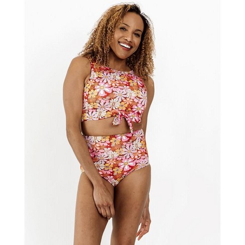 Lime Ricki, Swim, Lime Ricki Blossom Knotted One Piece