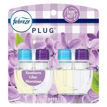 Febreze Plug Dual Refill Air Freshener Southern Lilac Mornings - 2ct