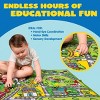 Joyfy Kids Car Play Rug for Playroom, Community - Themed Pretend Play Mat with 12 Pull-Back Vehicle Set, Indoor Fun And Birthday Gift for Kids 1 2 3 + - 3 of 4