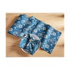 TAG Floral Block Cotton Napkins Set of 4 - 2 of 2