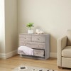 Karl Home 4-Drawer Gray Particle Board 25.98in. W Chest of Drawer - 2 of 3