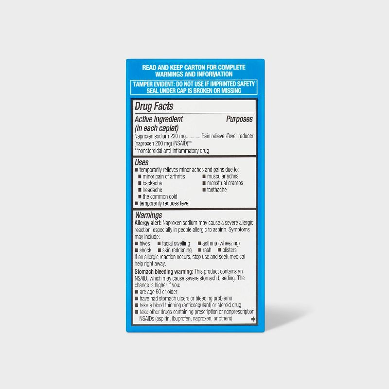 Naproxen Tablets (NSAID) - 50ct - up &#38; up&#8482;, 3 of 8