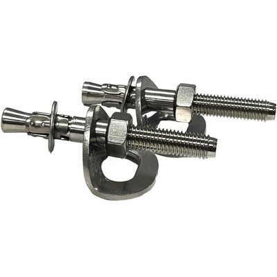 Amber Fight Gear 12MM 30KN Climbing Anchor Set, Anti-Flip SS Design, 3000KG Capacity – Indoor & Outdoor Use, 2PCS.