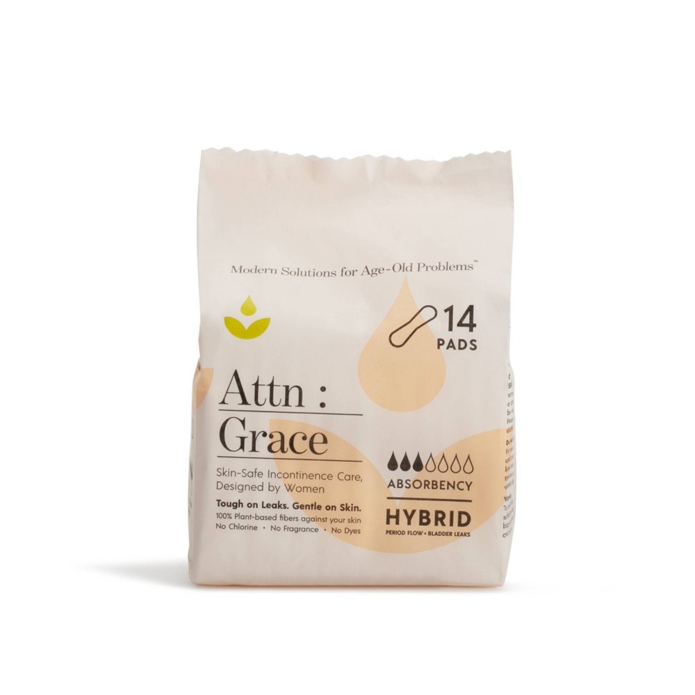 Attn: Grace Incontinence Hybrid Pads - Light Absorbency - 14ct