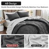 BAGOKIE 5/7 Pieces Reversible Bed in a Bag Comforter Set for All Season - 2 of 4
