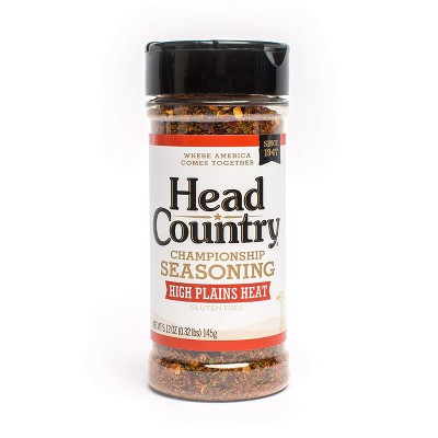 Head Country Bar-B-Q High Plains Head Seasoning, 5.12 Ounce (Pack of 2)