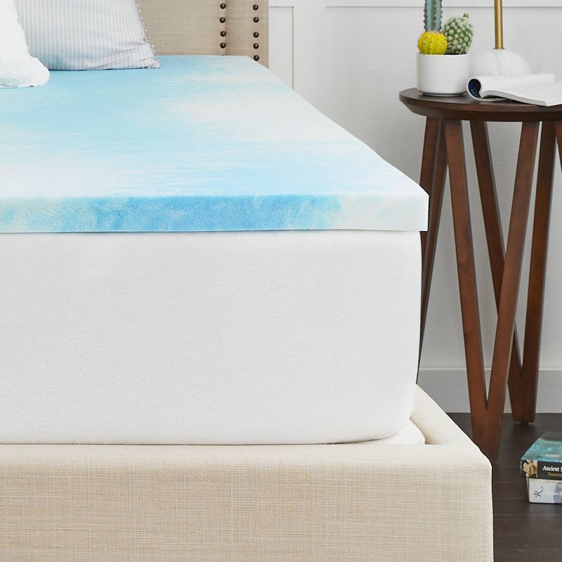 Sealy SealyChill 2" Memory Foam Mattress Topper with Cover, 3 of 8