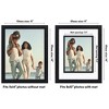 Americanflat 11x14 Picture Frame with Decorative Inner Mat Accent - Displays 8x10 Photos with Mat or 11x14 Without Mat - Black Statement Frame - 2 of 4