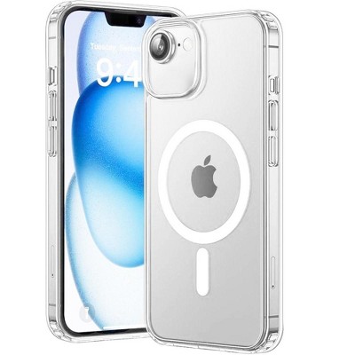 Entronix [Magnetic] Case Compatible with iPhone 16E - [Hard Back] Slim Clear