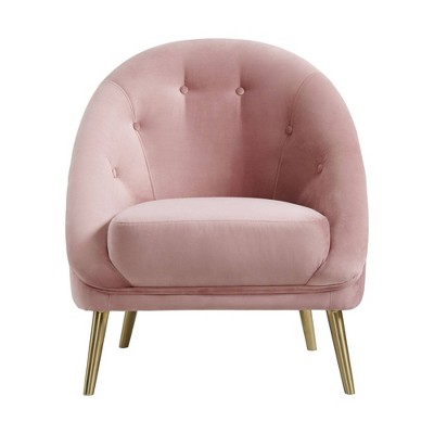 Taryn Chair with Gold Legs Blush Pink - Picket House Furnishings