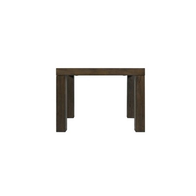 Transitional Jasper Extendable Dining Table in Toasted Walnut