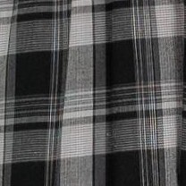 black/grey plaid