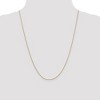 Black Bow Jewelry 0.9mm 14k Yellow Gold Solid Round Snake Chain Necklace - 2 of 4