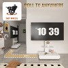 KTMBDW TV Stand with Push-Pull Drawer and Shelf, Mobile TV Cart for 32-75 inches, Floor TV Stand with Wheels for Living Room, Bedroom, Offices - 4 of 4