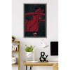 Trends International NBA Miami Heat - Logo 25 Framed Wall Poster Prints - 2 of 4