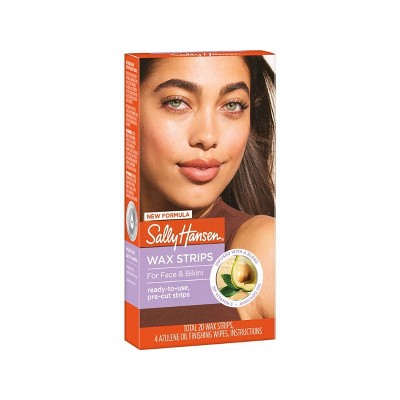 Sally Hansen Wax Strips for Face & Bikini - 20ct