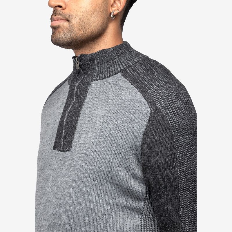 X RAY Men's Quarter-Zip Pullover Sweater, 4 of 8