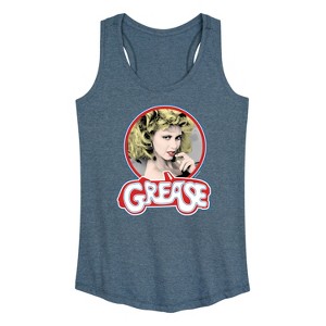 Women's - Grease - Sandy Olsson Graphic Racerback Tank - 1 of 4