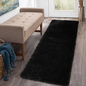 Shaggy Area Rug Modern Indoor Plush Fluffy Rugs Soft and Comfy Velvet Faux Fur Carpet Rugs for Bedroom Living Room Nursery - 1 of 4