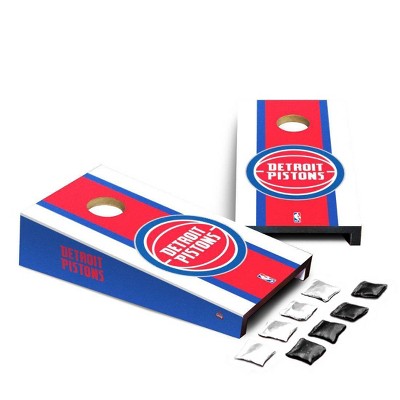 NBA Detroit Pistons Desktop Cornhole Board Set