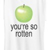 Women's - Instant Message - You're So Rotten Short Sleeve Graphic T-Shirt - 2 of 4