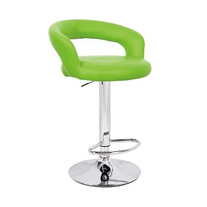 Modern Home Halo Contemporary Adjustable Height Counter/Bar Stool - 1 of 3