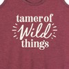 Women's - Instant Message - Tamer Of Wild Things Graphic Racerback Tank - 2 of 4