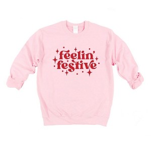 Simply Sage Market Women's Graphic Sweatshirt Whimsical Feelin Festive - 1 of 4