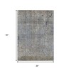 Taupe And Ivory Abstract Washable Indoor Outdoor Area Rug - 3 of 3