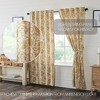 Dorset Gold Floral Panel Set of 2 84x40 - 2 of 4