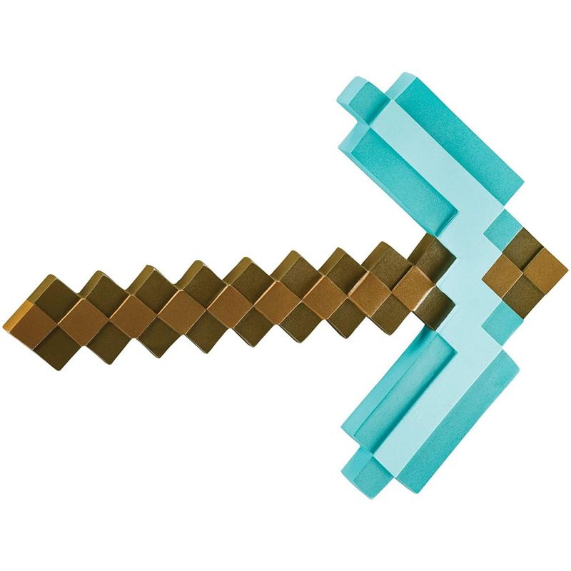 Disguise Minecraft Plastic Pickaxe Costume Accessory, 1 of 2