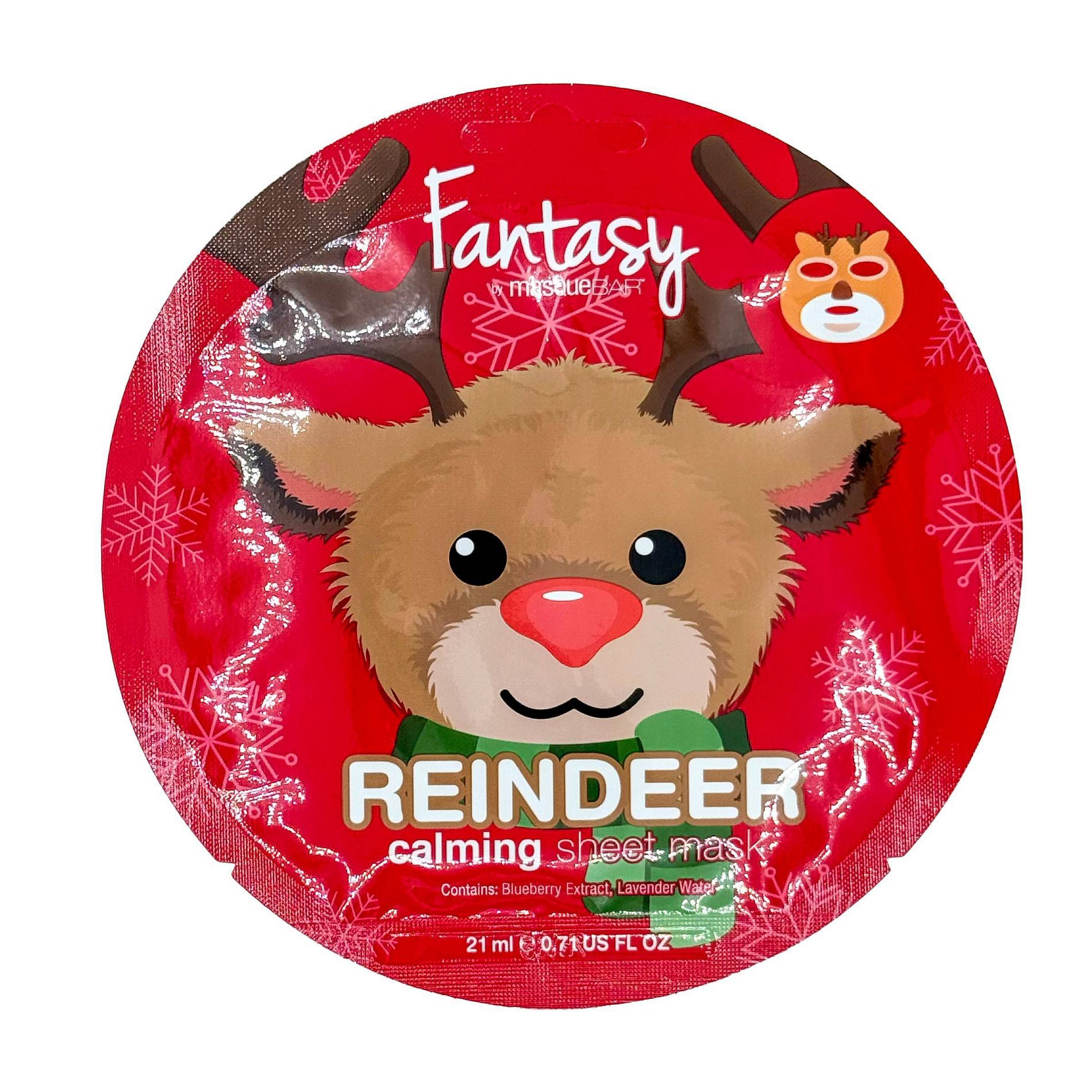 Fantasy by Masque Bar Reindeer Sheet Mask - 0.71 fl oz