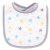 Luvable Friends Baby Cotton Terry Bibs 10pk, Neutral Elephant Stars, One Size - 3 of 4