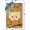 Trends International Artistic Antique Owl Framed Wall Poster Prints - 3 of 4