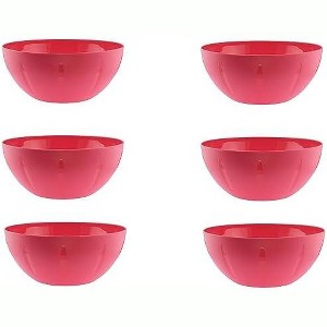 YBM Home Plastic Serve Mixing Bowl, Pack of 6 - 1 of 4