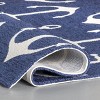 Nuloom Despina Graphic 3x5 Indoor/Outdoor Accent Rug for Living Room Patio Deck Front Porch Entryway Kitchen, Navy/Ivory - 4 of 4