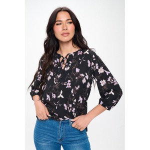 WEST K Women's Sophia Three Quarter Sleeve Blouse - 1 of 4