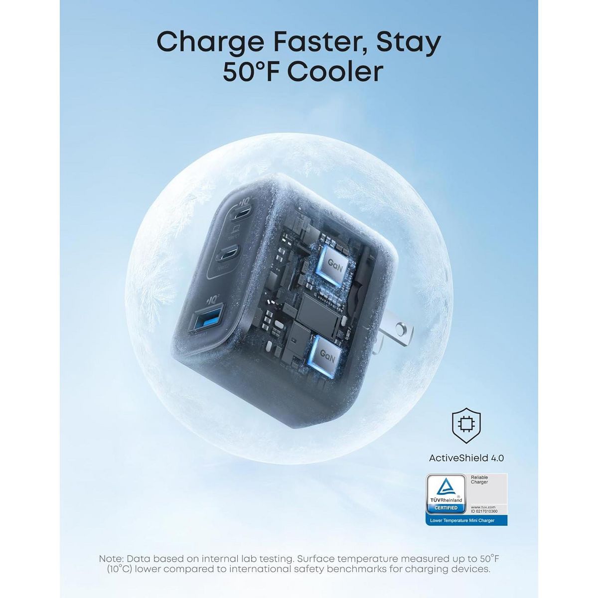 Anker Nano Charger, Ultra-Fast 70W Output 3-Port - thumbnail 4
