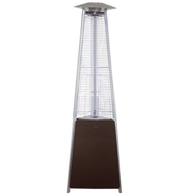 Commercial Glass Tube Patio Heater - Hammered Bronze - AZ Patio Heaters