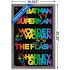 Trends International DC Comics Justice League - Rainbow Silhouette Framed Wall Poster Prints - 3 of 4