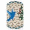 Earth Rugs 7" Hummingbird Round Coaster – Nature-Inspired Rustic Table Protector - 3 of 3